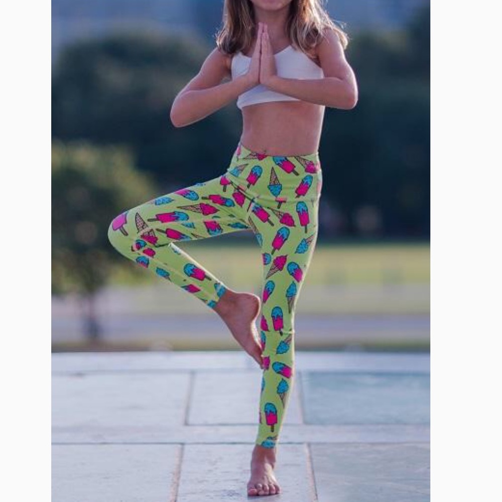 FLEXI LEXI “Ice Ice Cream” Leggings (Big girls)